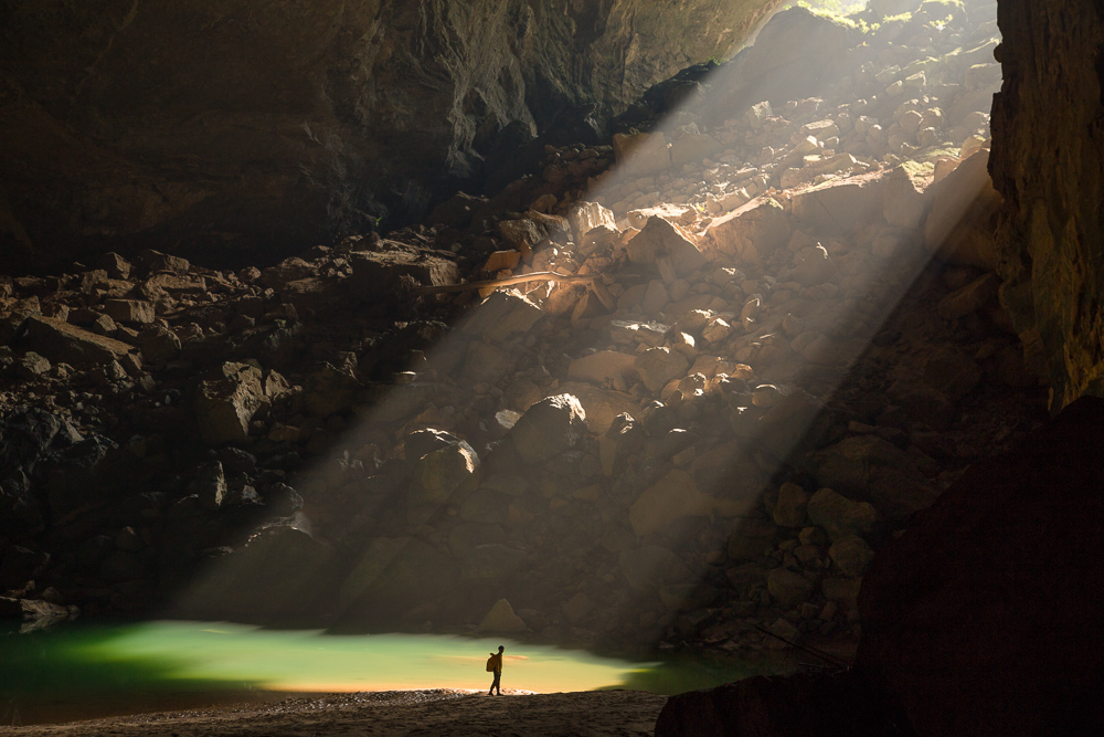 Sun Beam in Hang En, Phong Nha Ke Bang, Vietnam