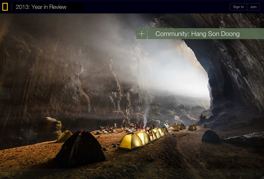Hang Son Doong, National Geographic Year In Review 2013